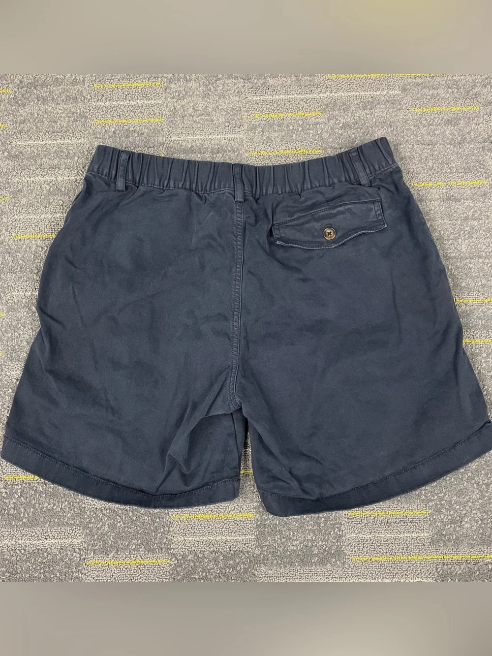 Bearbottom Shorts Mens Large Blue 7” Inseam Stretch Chino Elastic Waist Preppy